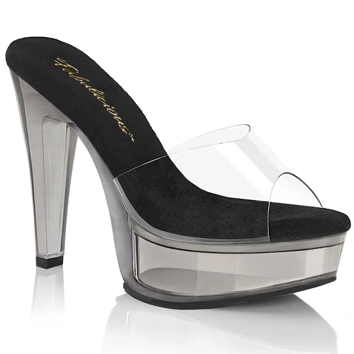 Women's Classy Fashionable Wedge Shoes - Open Toe Platform, Wedge Heel Platform Heels Footwear, Martini-501