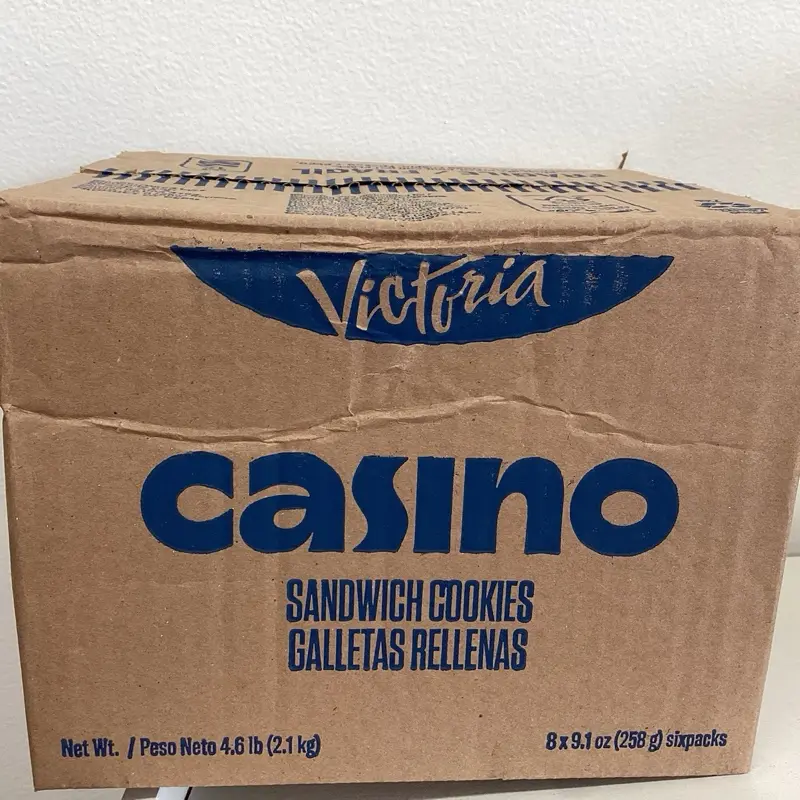 Casino Galettas Assorted Flavor Cookies, 1 Box with 8 Different Flavors