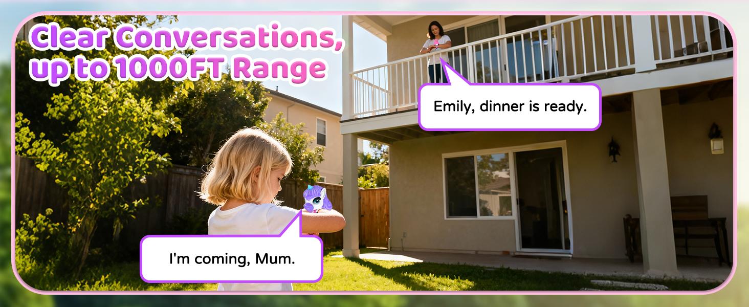 [Spring Shine]Vvinca Walkie Talkies for Kids - 2 Pack Toys for Boys Girls Age 3-12 T-Rex Adjustable Strap Long Range Clear Sound Walkie Talkie, Collectibple/Adventure Toys Outdoor Camping Birthday Gifts for Toddlers Holiday Haul