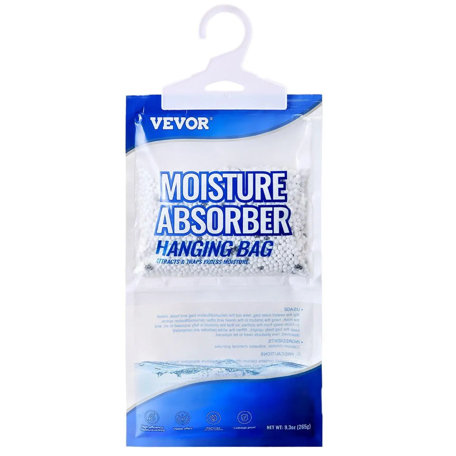 【SummerFinds】Vevor Moisture Absorbers Packets,  , Fragrance Free 10 Pack, Humidity Packs, Dessicant Packets, Hanging Closet Dehumidifier Bags, Dehumidifier for Bathroom 9.3OZ