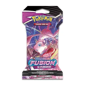 Pokemon TCG 10 Card Booster Pack Sword Shield 08 Fusion Strike