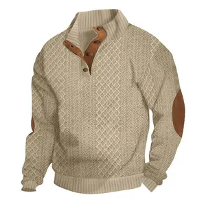 Men's Shirt Street Style Stand-Up Collar Pullover Casual Wear Clothing Casual Fit Minimalist Long Sleeve Top Stylish Fashion Menswear Top