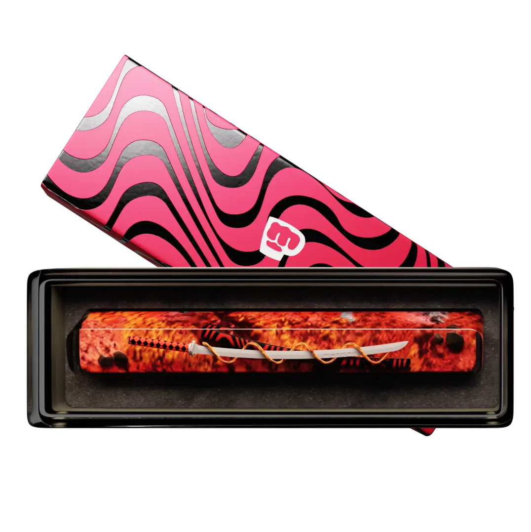 PewDiePie Katana Spacebar Artisan Keycap Limited Edition