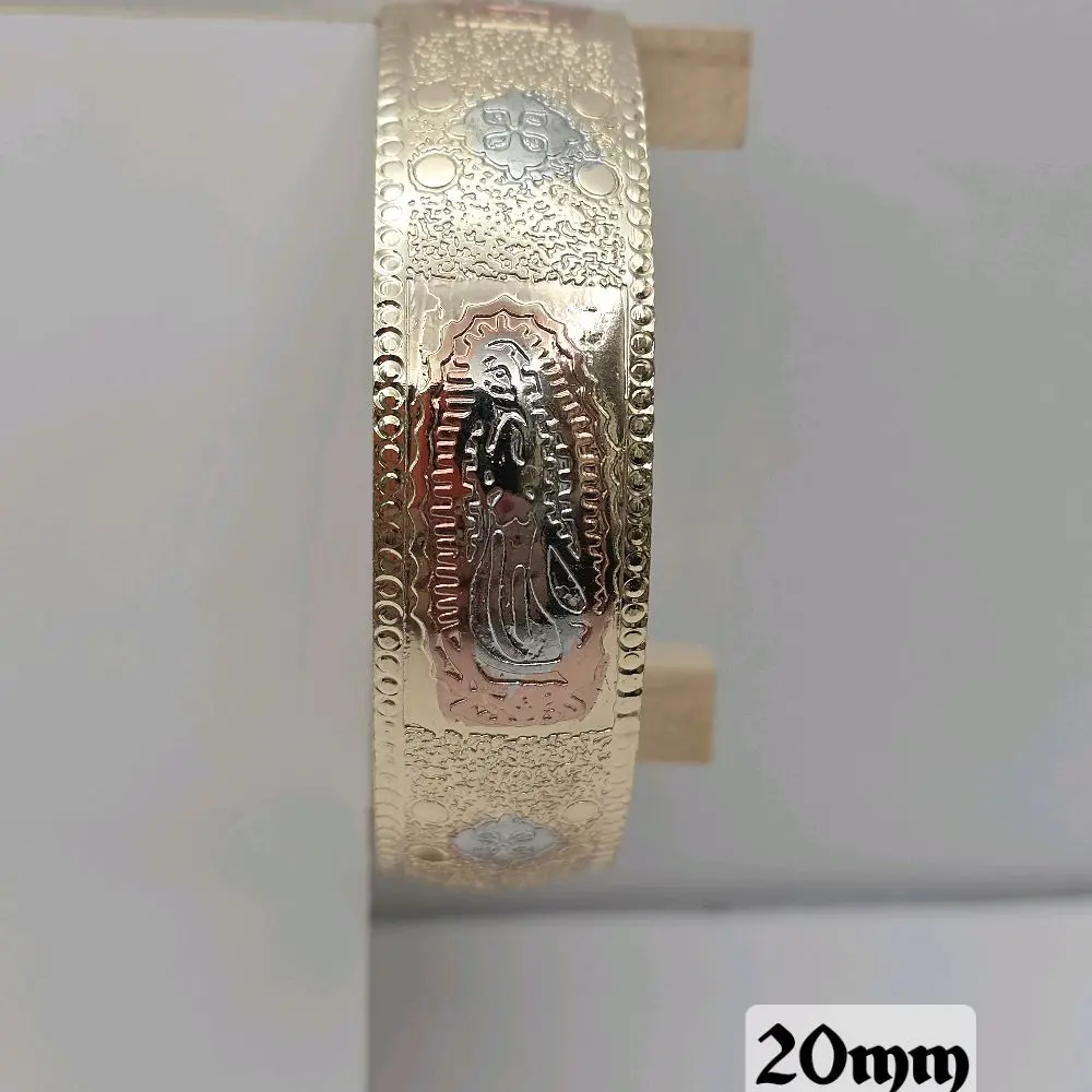 VIRGIN MARY beautiful bangle bracelet 20mm price for each fashion accessory gold-plated three colors #5 #6 available
