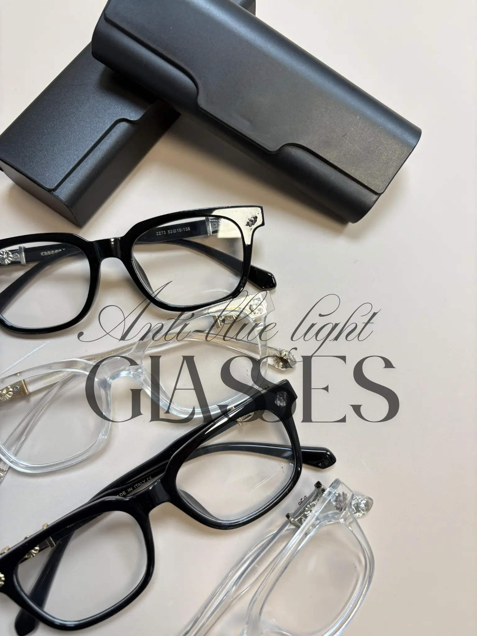 Classic Trendy Blue Light Blocking Glasses - HD Clear Lenses with Diamond-Cut Edge Detail, Stylish Metal Temples for Women and Men, Everyday Computer, Gaming, Reading, and Streetwear Eyewear
