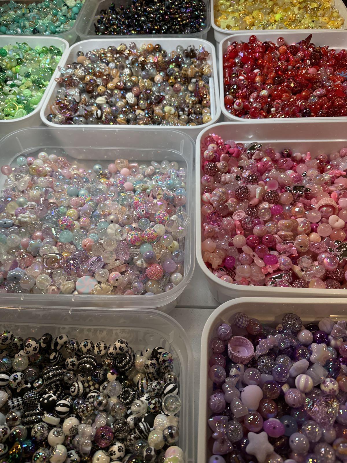 Beads by Color for Beadable Pen fancy bead bead mix