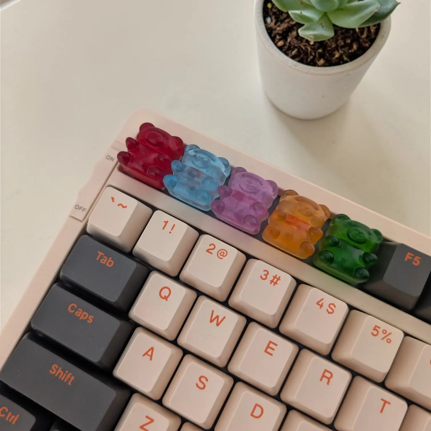 Gummy Bear Keycap - Cherry MX Compatible Keycaps for Mechanical Keyboard