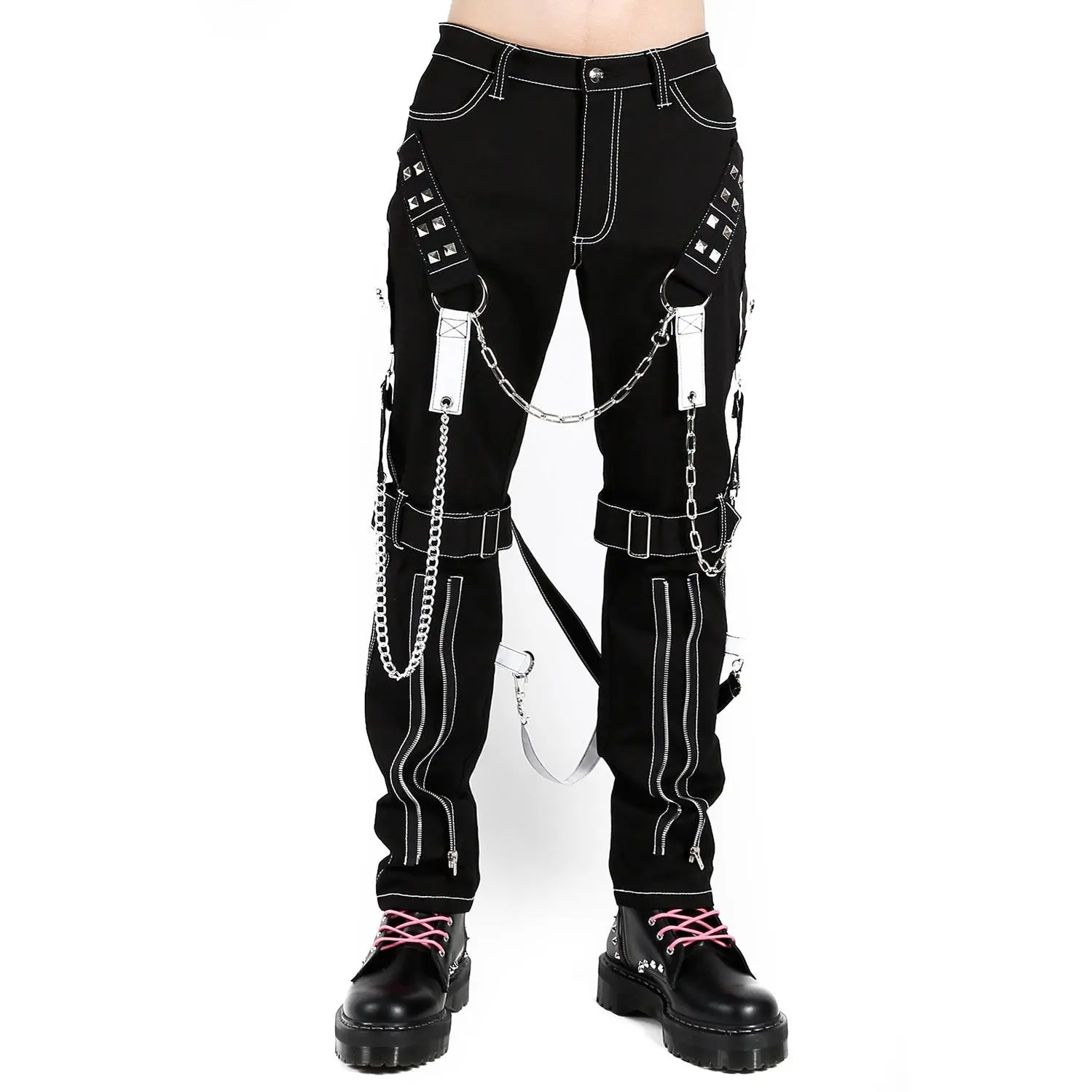 Tripp NYC Raider Pants [Black/White]