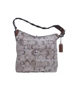 Pre-owned coach Canvas Shoulder Bags CHELSEA SIGNATURE OPTIC HOBO SHOULDER BAG – 27O9Q612611