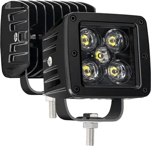 YCHOW-TECH LED Cubes, 2PCS 3inch 100W CREE LED Pods Spot Beam Driving Lights Cubes Ditch Light Off Road Lights Reverse Light for Truck Pickup UTV ATV SUV Boat 4x4 Car