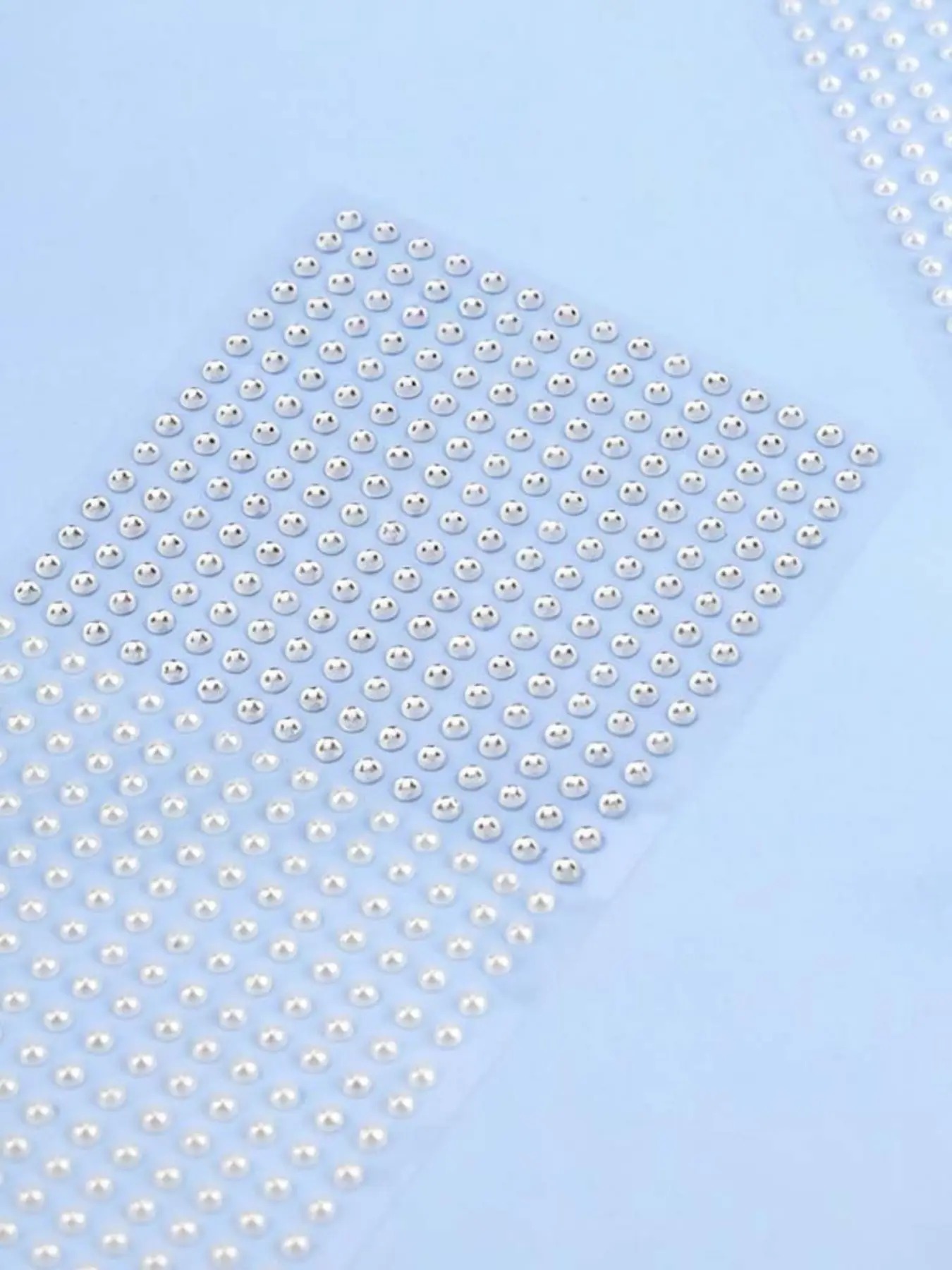 Self-Adhesive Transparent Synthetic Gemstone Sticker - Round & Face Jewelry Suitable ,Self Adhesive Pearls Stickers Face Pearls Stickers Diy Material