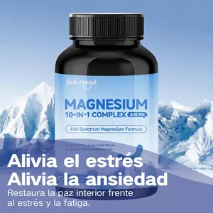 Quit Mood Magnesium 10-in-1 Complex | 420mg High Absorption for Sleep, Stress Relief & Muscle Recovery