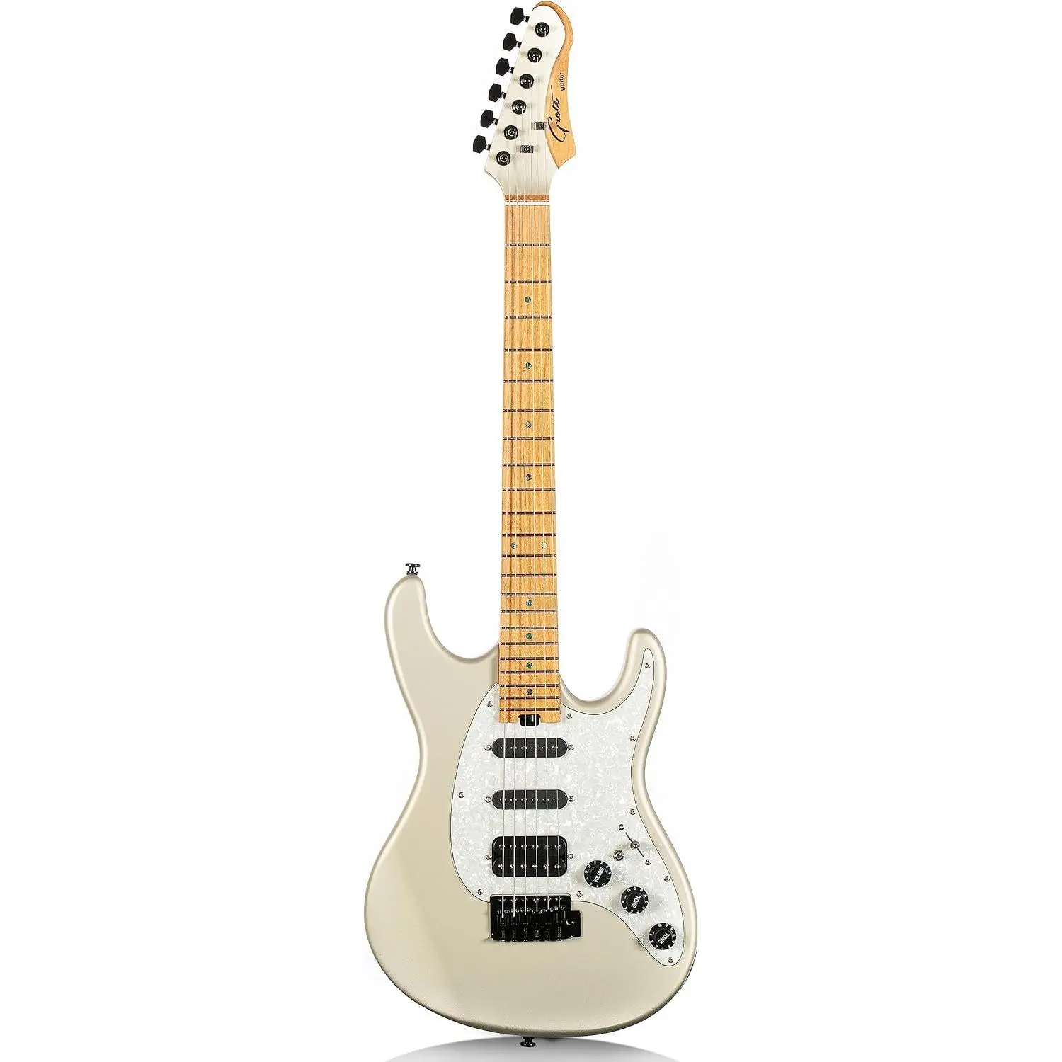 Solid Electric Guitar GR Standard S Matte Finish Poplar Body Roasted Maple Neck Coils Splitting Pickup (Rose Gold)