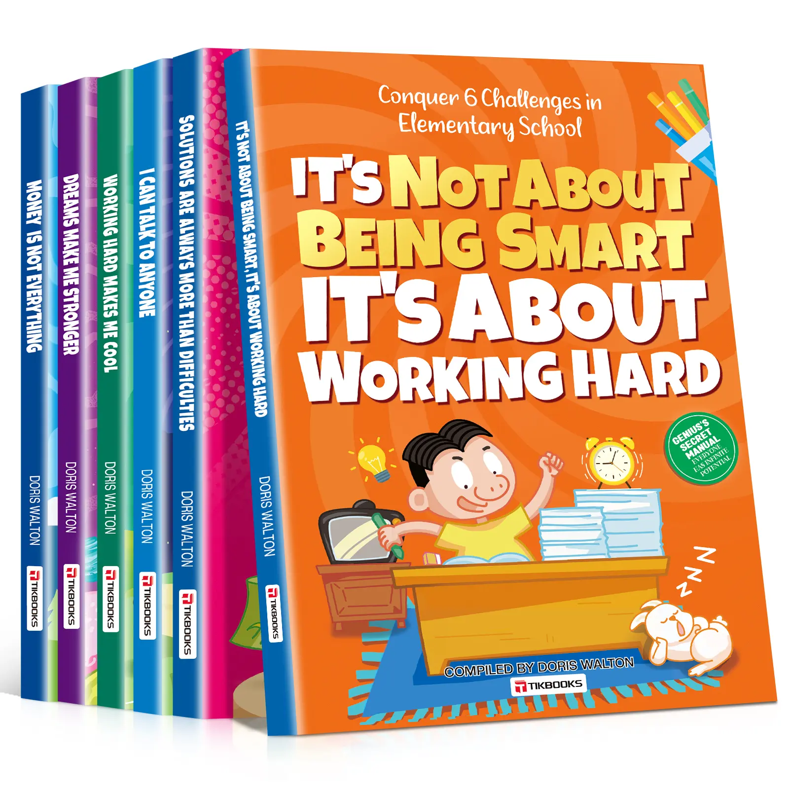 【TIKBOOKS】Brave six levels, overcome sixchallenges, and become a topstudent Study hard and work hardmakes me cool
