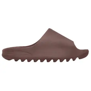 YZY YS-01 Slide Fudge Brown - 100% Authentic Original Light Dark Color Comfortable Everyday Wear Slipper Synthetic Open Toe Mens Unisex Chunky Shoe