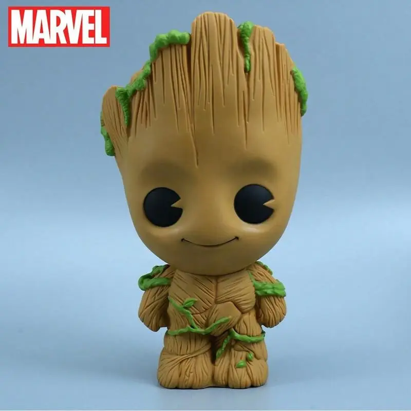 Marvel Officially Licensed PVC Piggy Bank Coin Bank Figurine Money Box Groot Collectible Desktop Organizer Home Decor Savings Jar Gift 1Pc