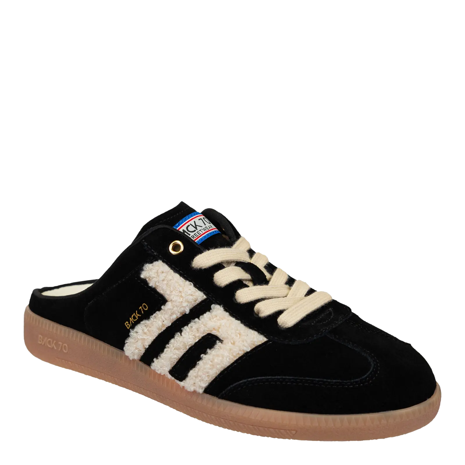 Back 70 Women's Easter in Black Backless Sneakers