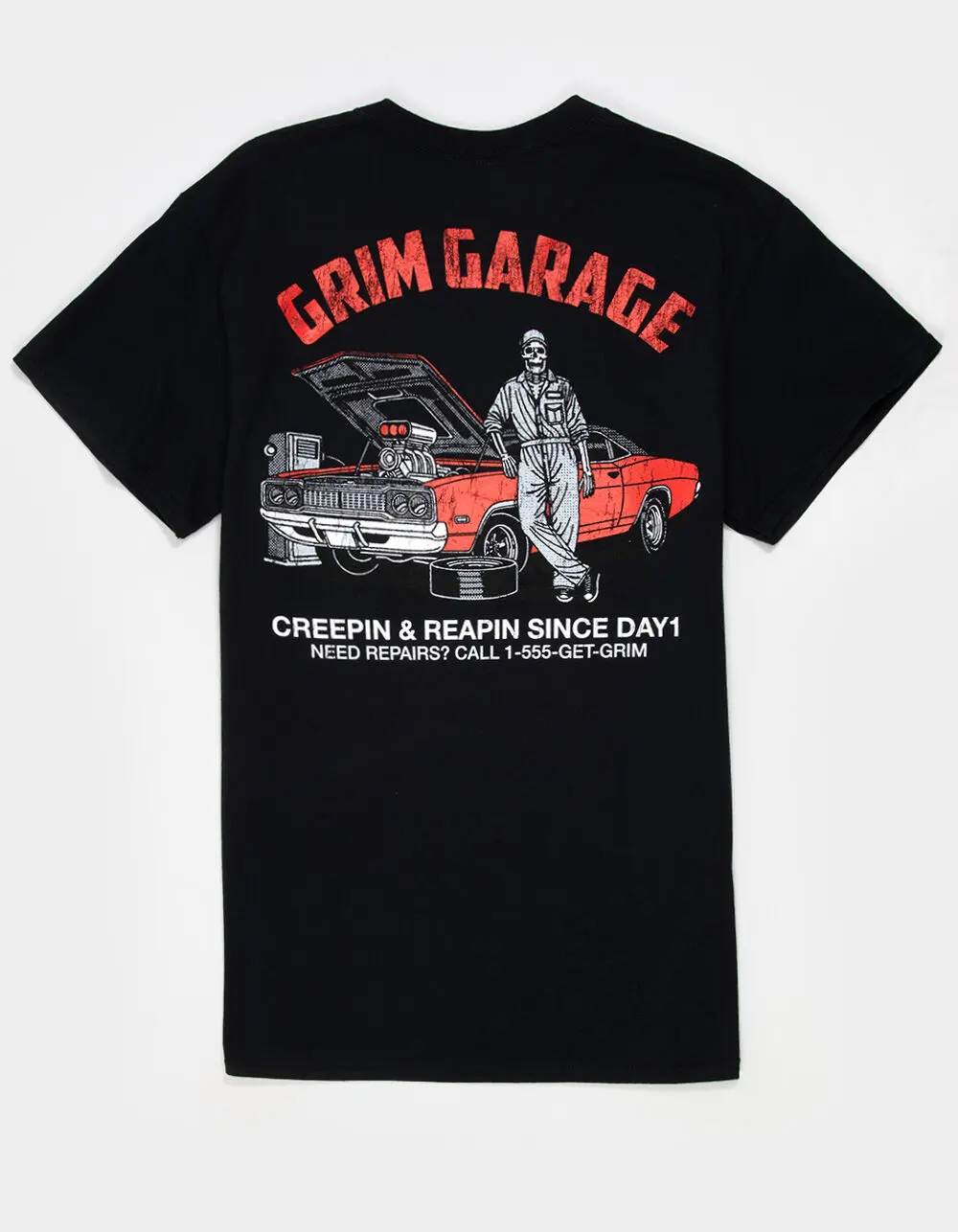 GRIM DAYS Garage Mens Tee