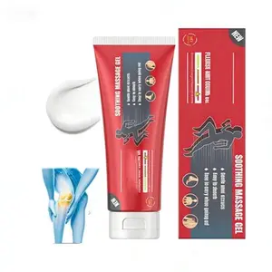 Joint Relief Massage Gel Cream, a fast-acting, soothing massage cream suitable for muscles in the knees, lower back, neck, hands, and feet.