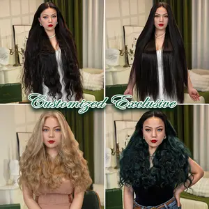 FF WIG Special Customized Link Real 250% Density Raw Human Hair Wear Go Wig Pre-Cut Lace with special drawstring