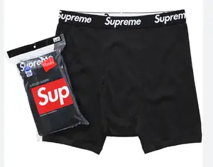 Supreme x Hanes Boxer Briefs Black (4 PACK)