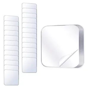 Clear Double Sided Tape,Heavy Duty Strong Adhesive Mounting Tape,Pre-Cut Mounting Squares for Wall Safe Tape Crafts, Photos, Home,Office (1.96x1.96in)