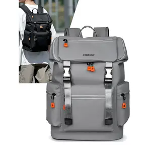 Practical Multi-Functional Waterproof for Men and Women, Large Capacity Genuine Leather, Comfortable Straps, Ideal for Quick Travel and Organization, Durable Backpack