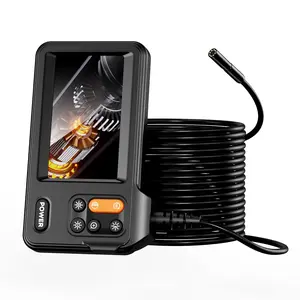 4.3" HD Screen Industrial Endoscope with 8.9mm Camera - 2MP 1080P Waterproof Snake Camera for Car Repair, Pipe Inspection, Home Maintenance