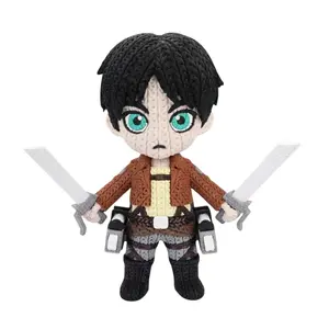 Eren Yeager Knitted - Inspired 3D Printed Collectible