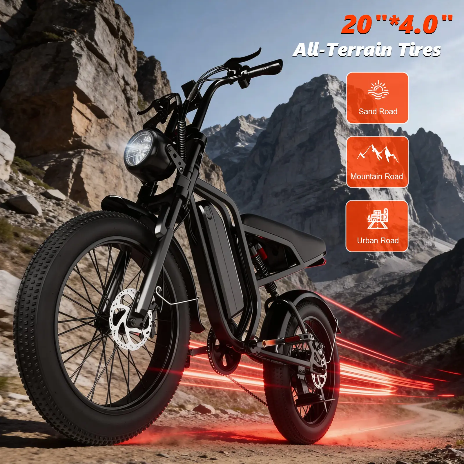 PASLDA Electric Bike 48V 1500Wh 34MPH 25-31 Miles Range Removable Battery Fast Charge 7-Speed LCD Display Suspension Fork Cruise Control UL2849 Commuter E-Bike