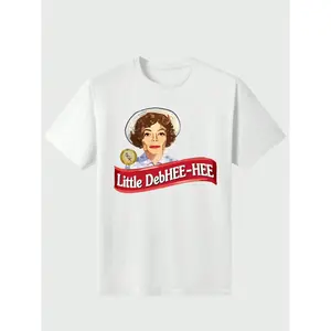 Litte Debhee Hee Debbie Parody Meme T Shirt Casual Digital Print 220g Pure  Heavy 100% Cotton T Shirt