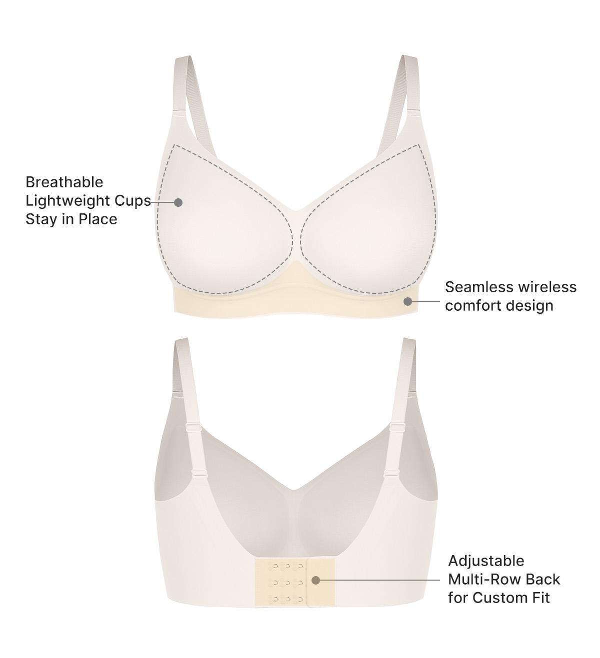 Shapellx Smoothing CloudFit Wireless Support V-Neck Bra Shapellx Smoothing CloudFit Wireless Support V-Neck Bra