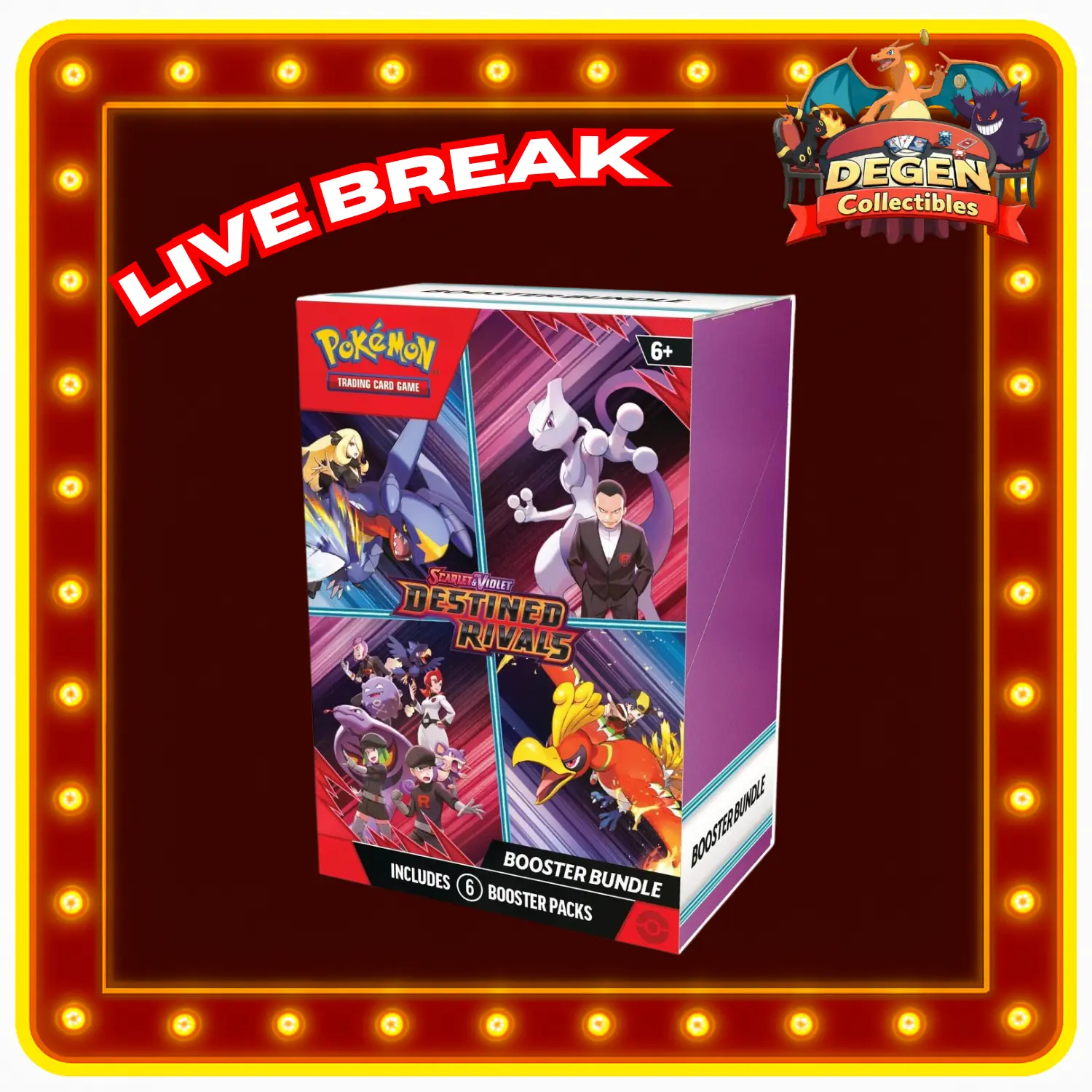 destined rivals 6 pack booster box 6Pk Bundle Phantom Card Shop In this expansion Pokemon Scarlet & Violet: Destined