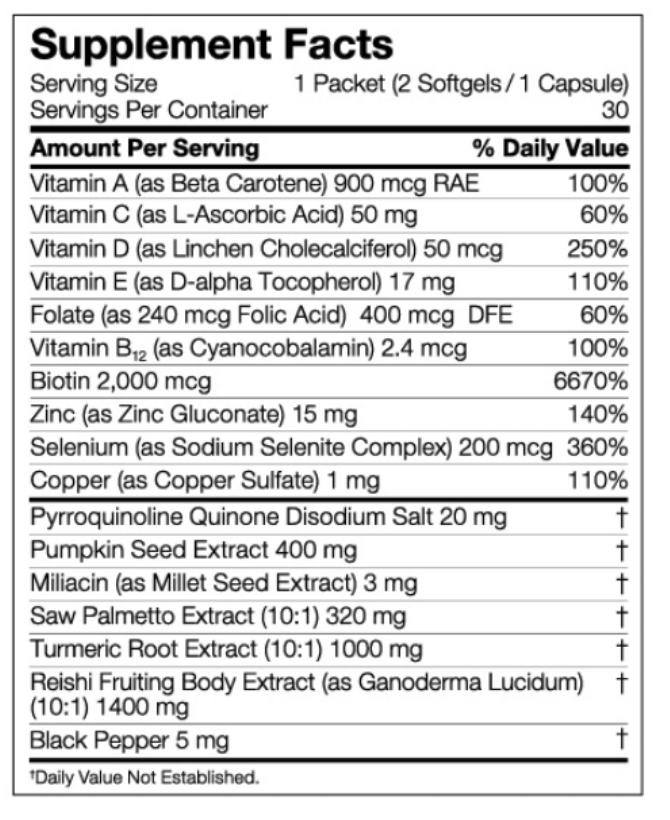 Vegamour GRO+ Advanced Hair Growth & Density Supplements | MD-Formulated Dual-Pill System, Reduces Hair Shedding, Promotes Fuller, Thicker Hair in 30 Days, Vegan