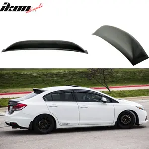Rear Roof Window Spoiler Visor for Honda Civic 4Dr 2012-2015 Black Acrylic
