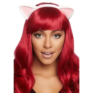 Latex Kitty Ear Costume Headband