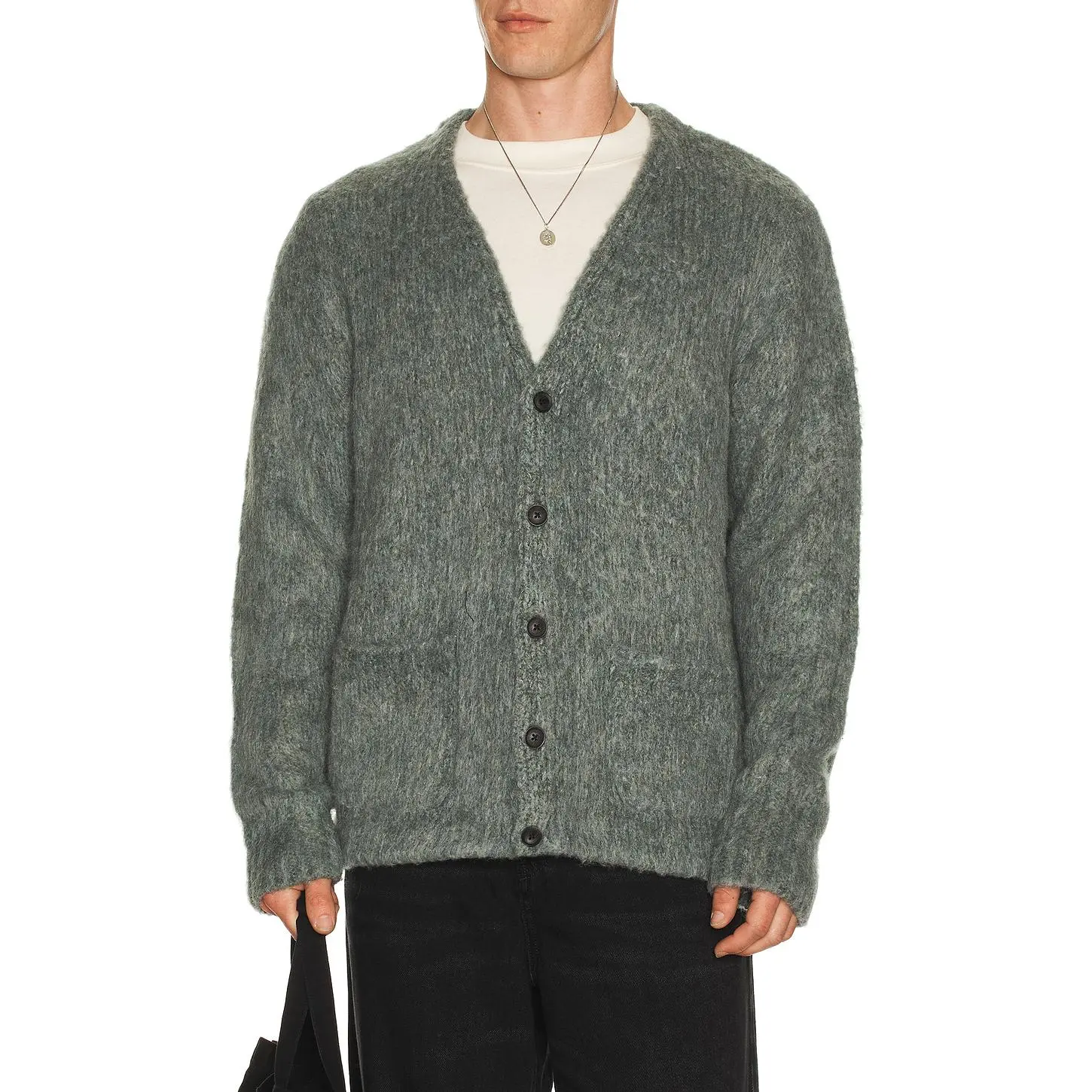 ALLSAINTS Tobie Cardigan in Nordic Green