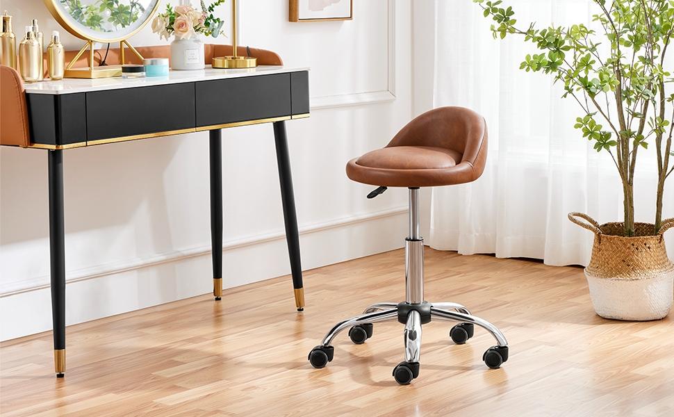 Yaheetech Height Adjustable Rolling Swivel Salon Stool Chair Hydraulic Ergonomic with Backrest Wheels for Tattoo Massage Facial Spa Manicure Dentist Clinic Yaheetech Height Adjustable Rolling Swivel Salon Stool Chair Hydraulic Ergonomic with Backrest Wheels for Tattoo Massage Facial Spa Manicure Dentist Clinic