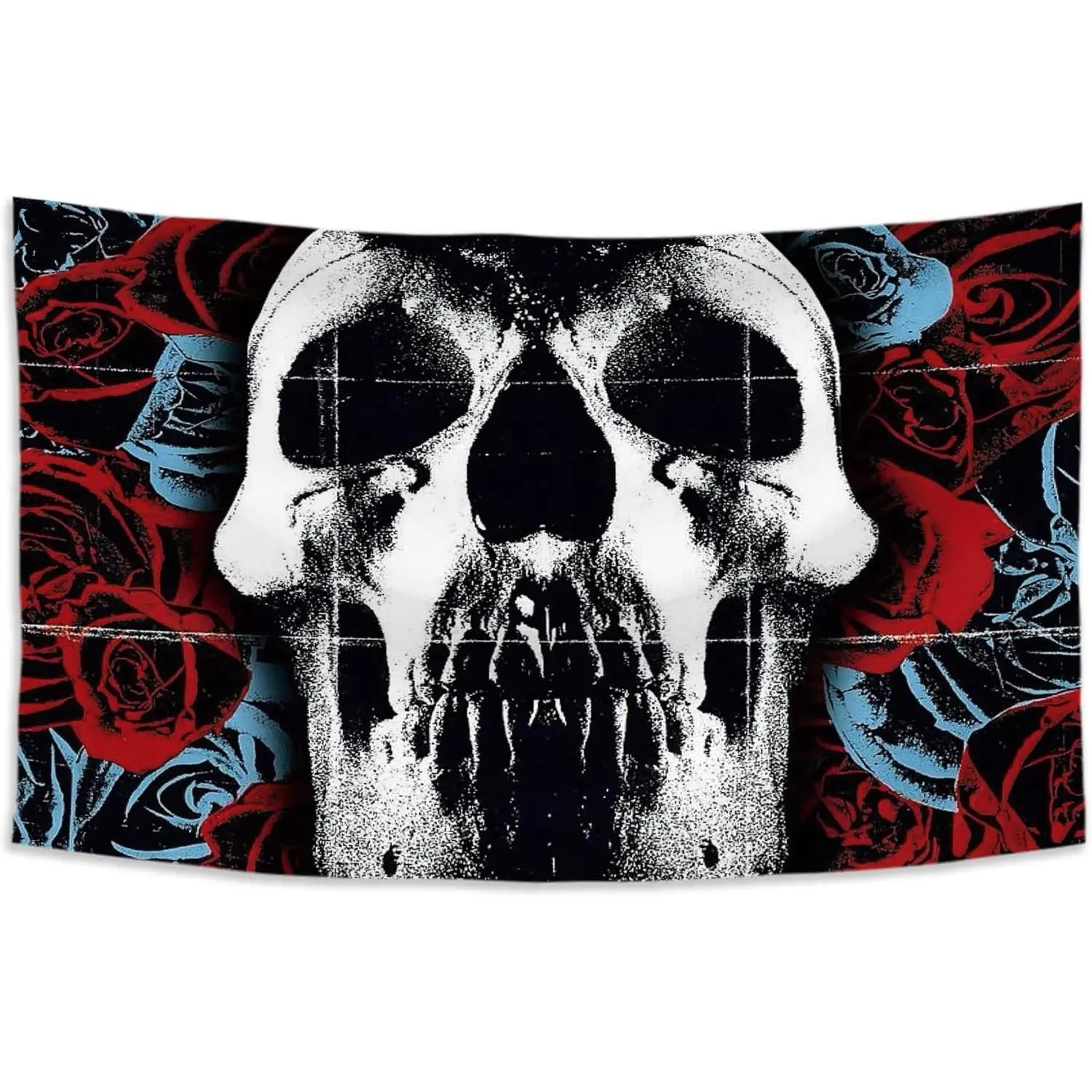 De-ftones Music Tapestry Flag 40x60 inch Outdoor Indoor,Ablum Cover tapestry for Bedroom Living room dorm wall with Brass Grommets Vivid Color and Fade Proof Decorations Rose