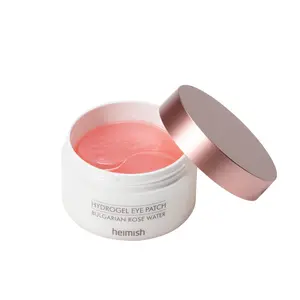 Heimish Bulgarian Rose Water Hydrogel Eye Patch — 60 Soluble Hydrogel Patches for Hydration, Brightening & Wrinkle Improvement, Gentle Under-Eye Care for All Skin Types