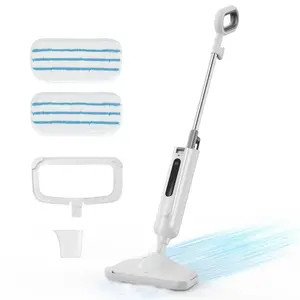 Swivel Head Steam Mop – 30s Rapid Heat Floor Cleaner for Hardwood, Tile & Laminate – Lightweight Steamer with Visible Water Tank & Self-Standing Design