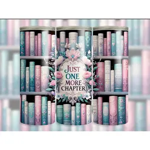 Bookish Skinny Tumbler 20 OZ - Just one more chapter