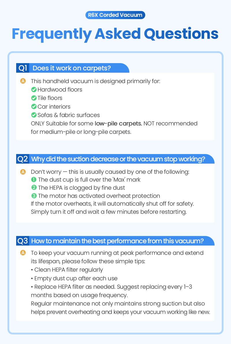 INSE R6X Corded Stick Vacuum, 15KPa Suction with 600W Motor, Ultra-Lightweight Bagless Upright Vacuum with Handheld for Home Hard Floor Carpet Pet Hair Car Cleaning home cleaning tools home appliances
