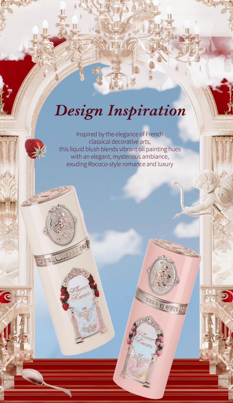 Flower Knows Strawberry Cupid Collection All Day Glow Liquid Blush, Hydrating, long-lasting, high pigment Cosmetic