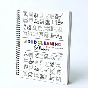 ADHD Cleaning Planner for Adults: Home Cleaning Schedule with Daily Weekly Monthly Checklists & Chore Tracker Notebook