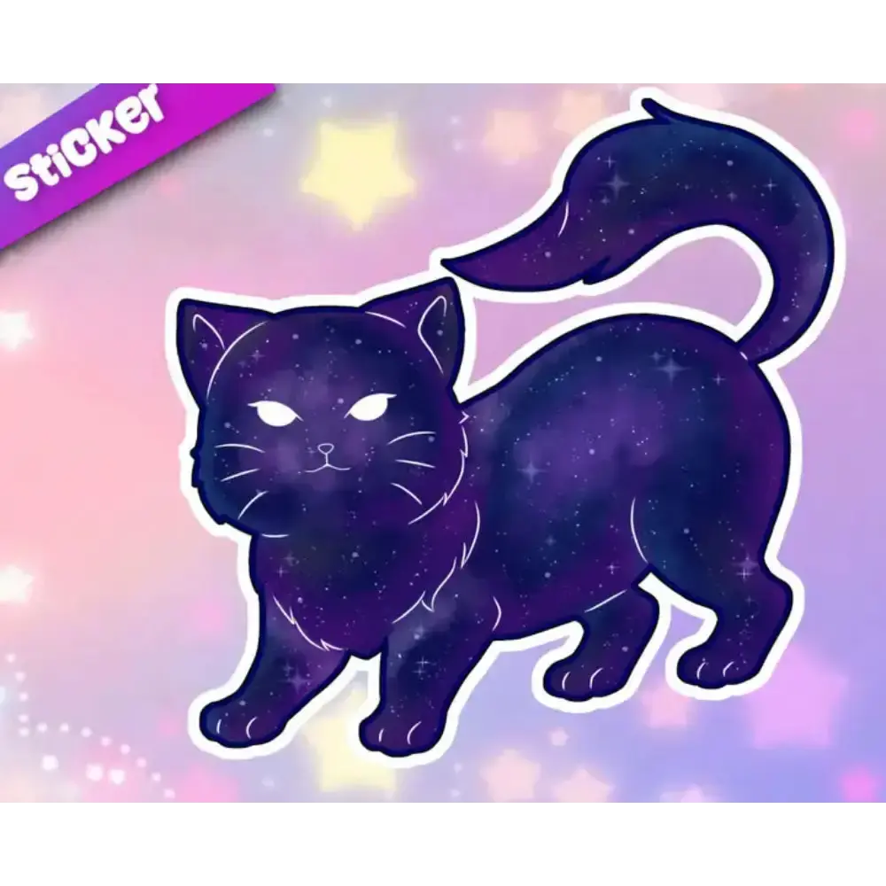 MKC Galaxy Cat Sticker