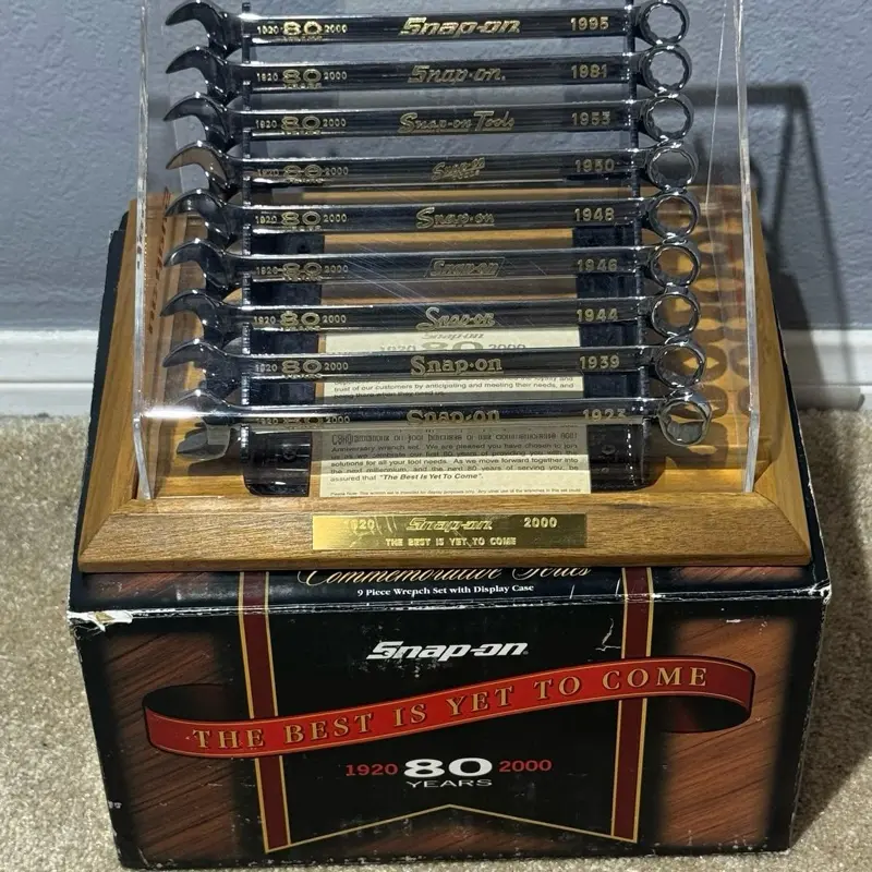 Snap-On Tools 80th Anniversary Wrench Set