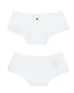 Classic White Charlie Boyshorts