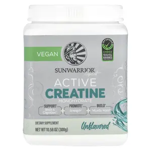 Sunwarrior Sport, Active Creatine Monohydrate, Unflavored, 10.58 oz (300 g)