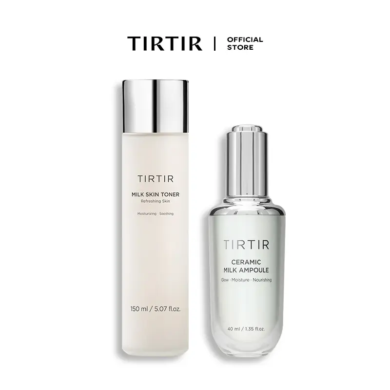 [TIRTIR Official] Milk Barrier Duo - Moisturizers for Skincare, Ideal for Daily Use, Moisturizing Formula